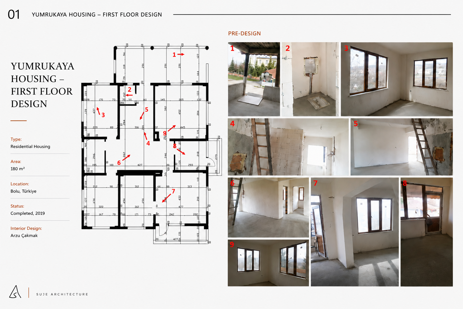 YUMRUKAYA HOUSING – FIRST FLOOR DESIGN
