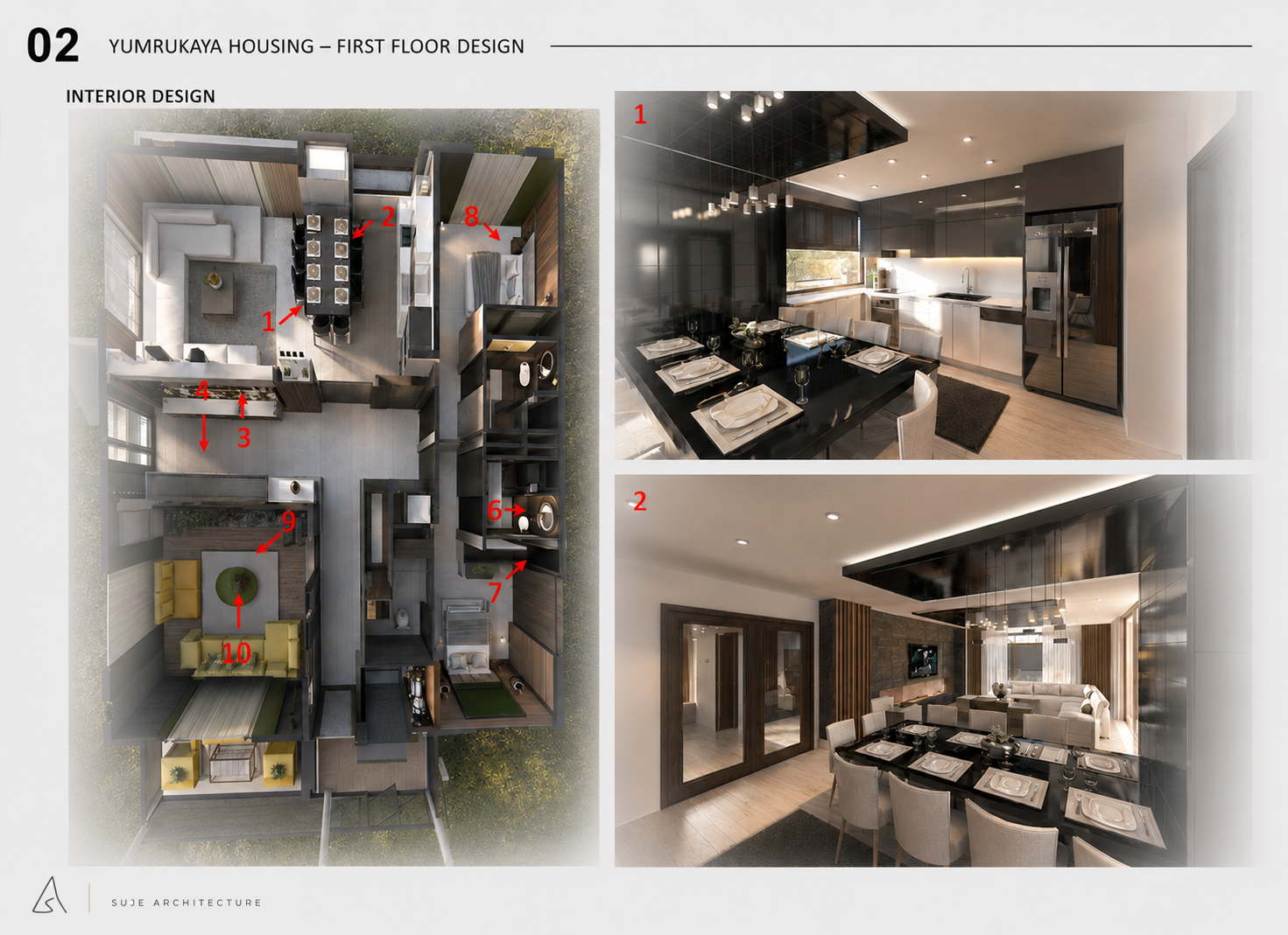 YUMRUKAYA HOUSING – FIRST FLOOR DESIGN